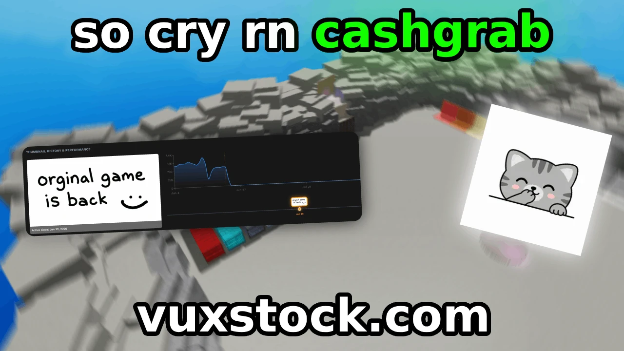 so cry rn cashgrab